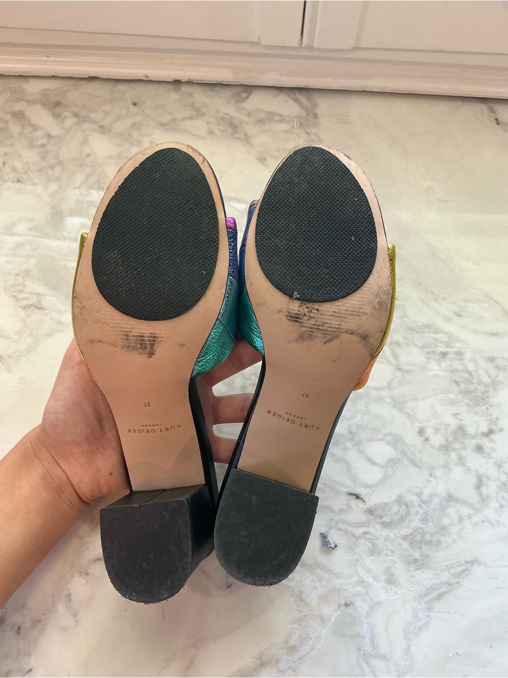 Kurt Geiger London Kensington Block Mule - Picture 7 of 7